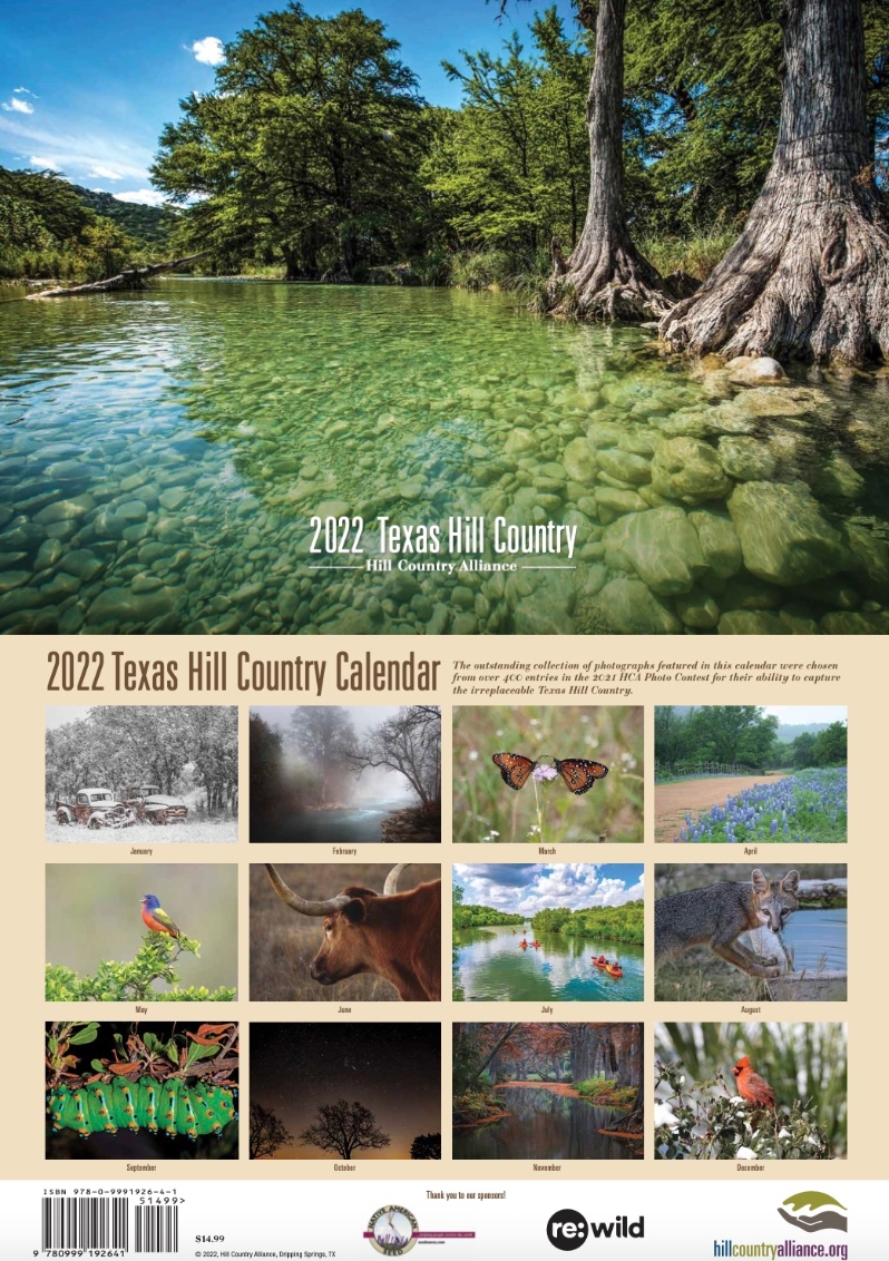 2022 Hill Country Calendar
